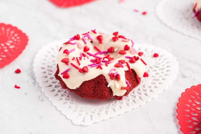 Mini Red Velvet Bundt Cakes