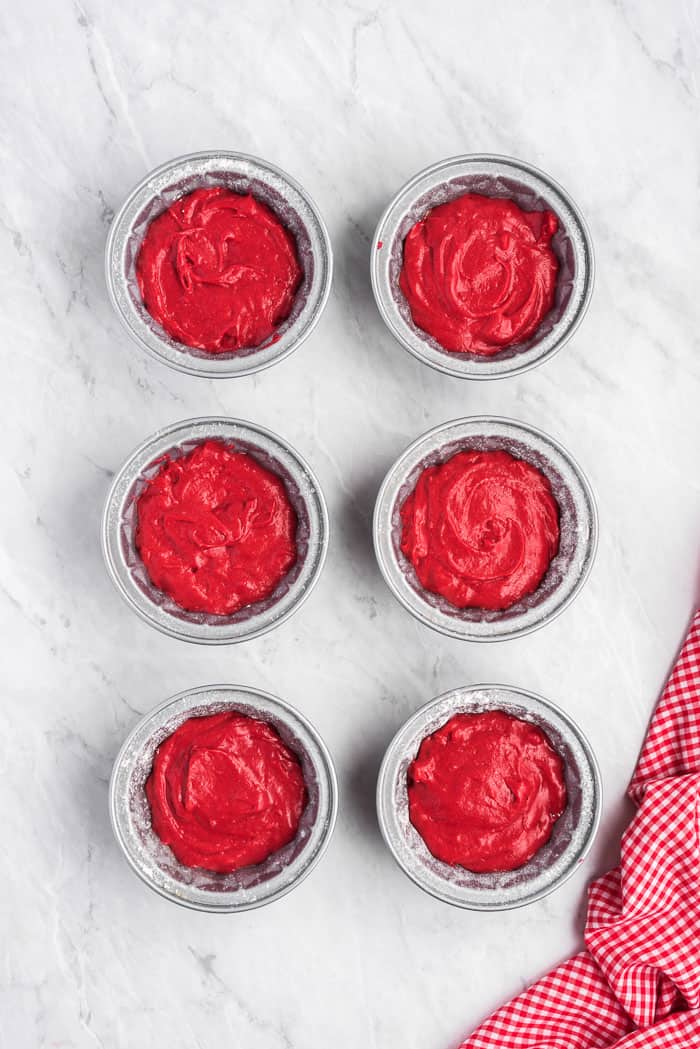 Mini Red Velvet Bundt Cakes
