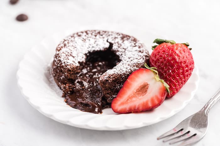 Molten Chocolate Lava Cakes for Two - Katiebird Bakes