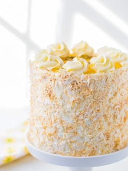 Passionfruit Coconut Layer Cake