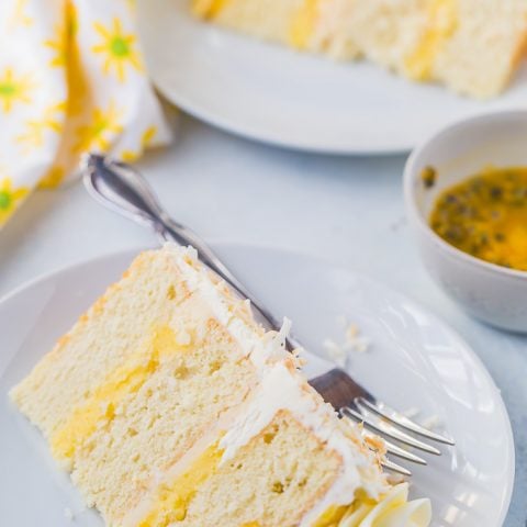 Passionfruit layer cake