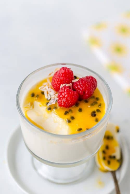 Passionfruit Coconut Panna Cotta A Classic Twist