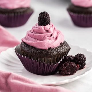 Chocolate Red Wine Cupcakes