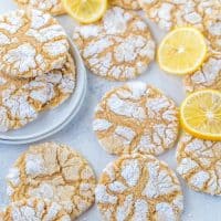 Meyer Lemon Crinkle Cookies