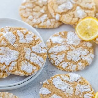 Meyer Lemon Crinkle Cookies