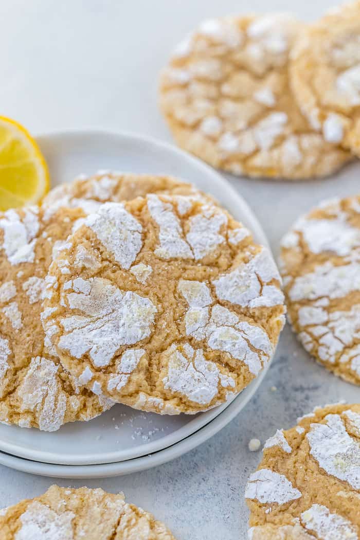 Meyer Lemon Crinkle Cookies