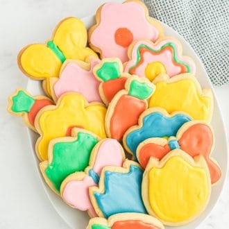 Spring Decorated Cookies with Royal Icing