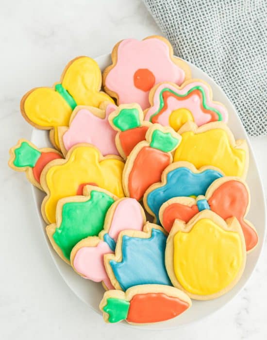 Spring Decorated Cookies with Royal Icing