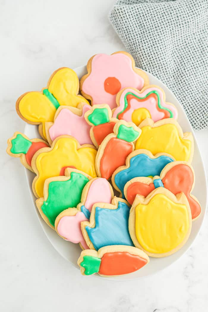 Spring Decorated Cookies with Royal Icing