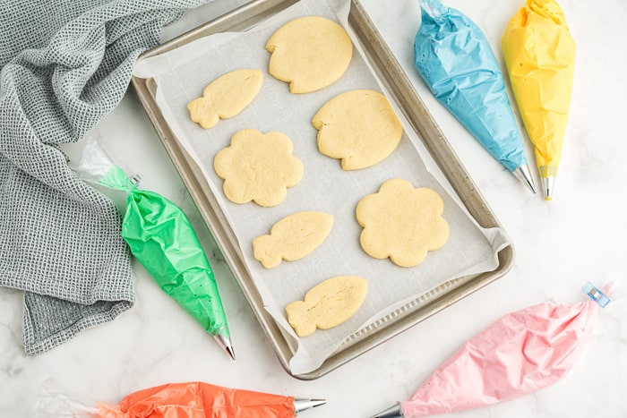 Spring Decorated Cookies with Royal Icing