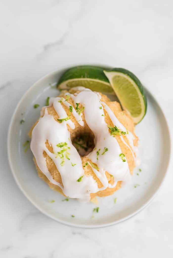 Mini Pineapple Lime Mojito Cakes