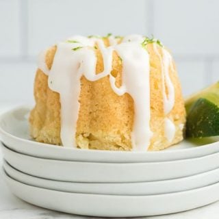 Mini Pineapple Lime Mojito Cakes