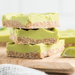 Skinny Vegan Key Lime Pie Bars