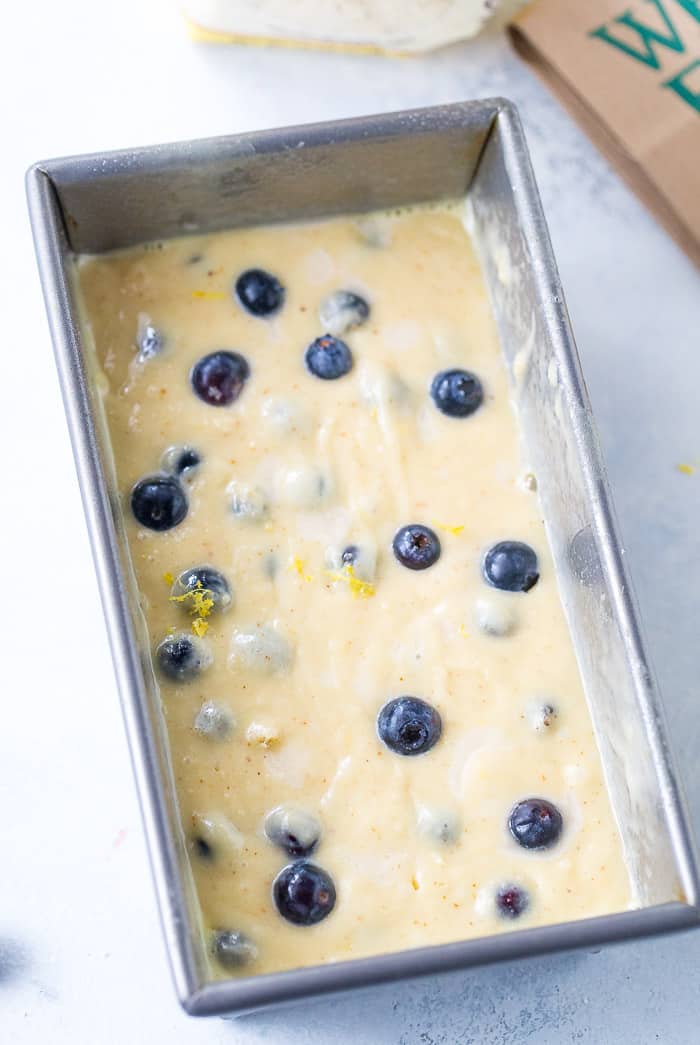 Brown Butter Blueberry Lemon Cake