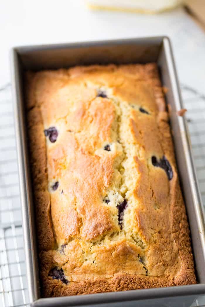 Brown Butter Blueberry Lemon Cake