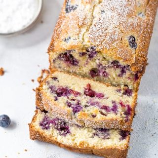 Brown Butter Blueberry Lemon Cake