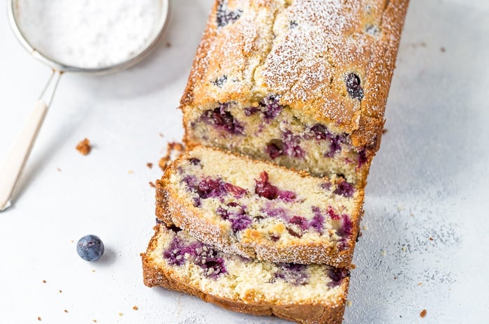 Brown Butter Blueberry Lemon Cake