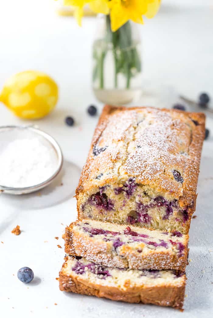 Brown Butter Blueberry Lemon Cake