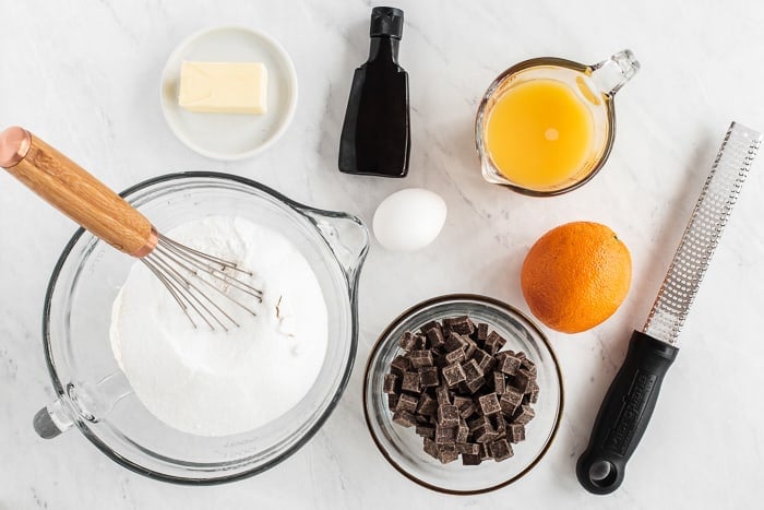 Orange Coffee Cake with Chocolate Chunks