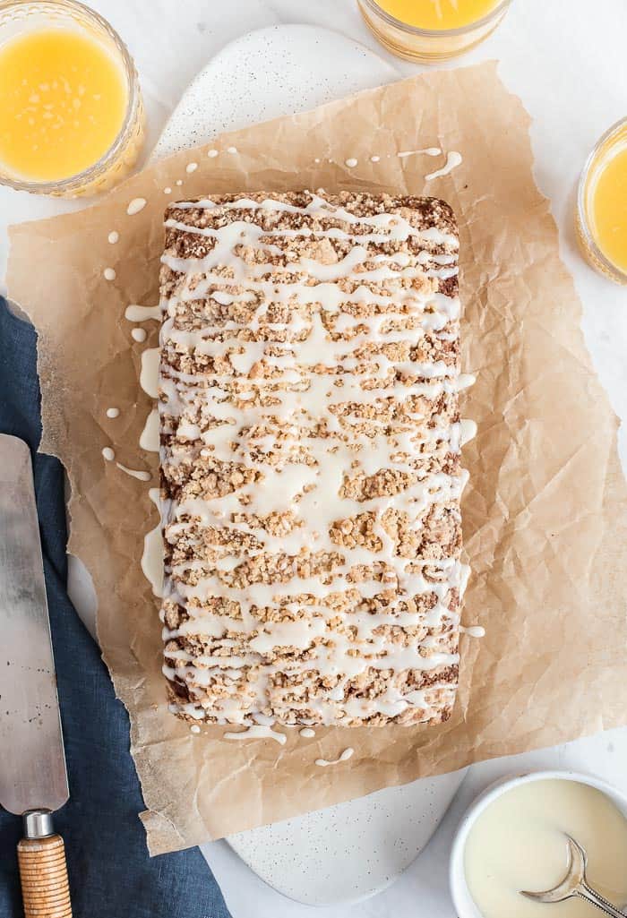 Orange Coffee Cake with Chocolate Chunks