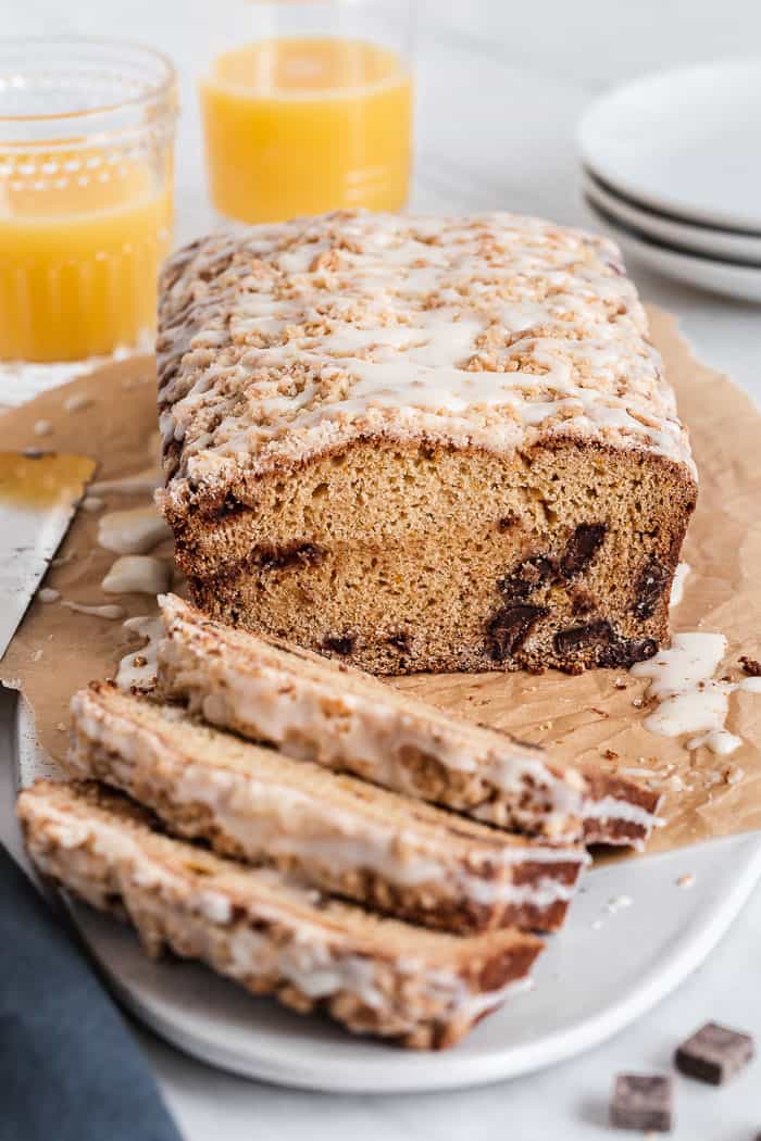 Orange Coffee Cake with Chocolate Chunks