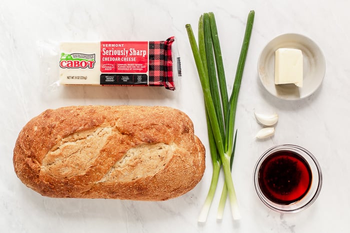 Chili Oil Cheddar Pull Apart Bread