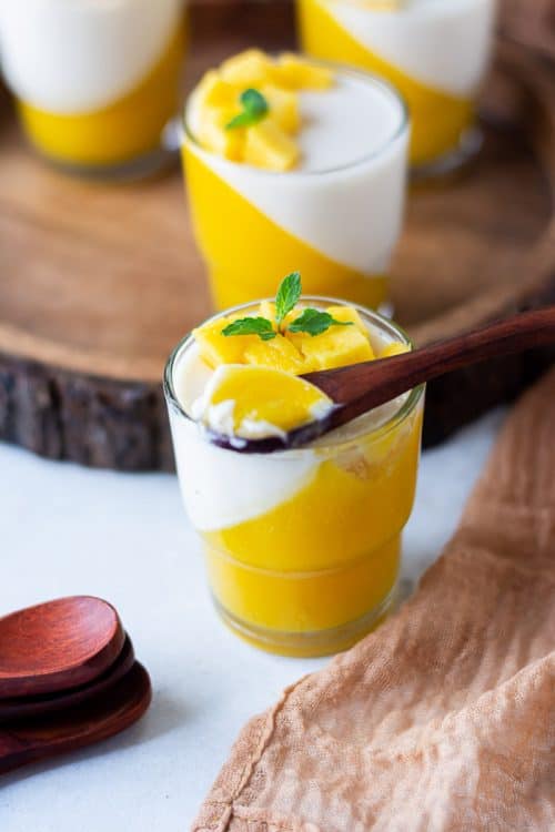 Mango Panna Cotta A Classic Twist
