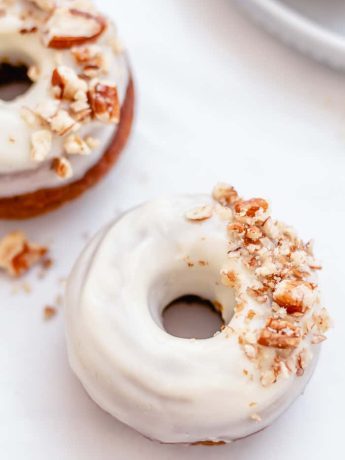 Baked Pumpkin Donuts with Cream Cheese Frosting
