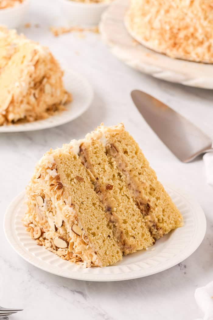 Coconut Almond Cream Cake