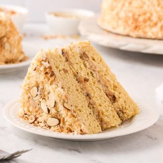 Coconut Almond Cream Cake