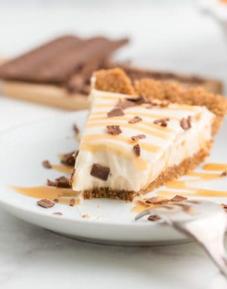 No Bake Caramel Pie