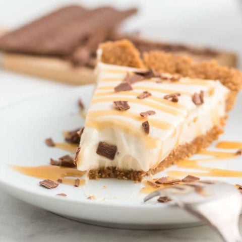 No Bake Caramel Pie