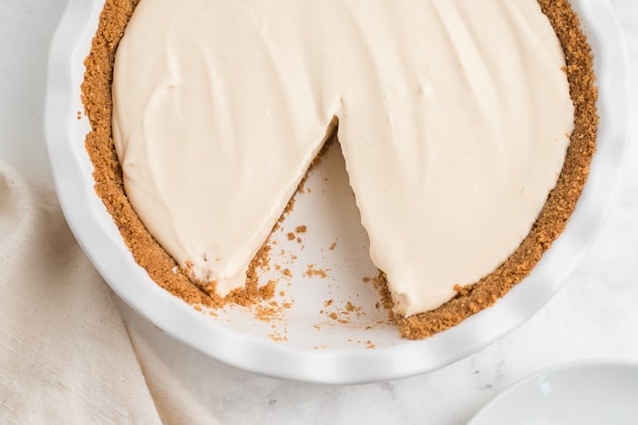 No Bake Caramel Pie