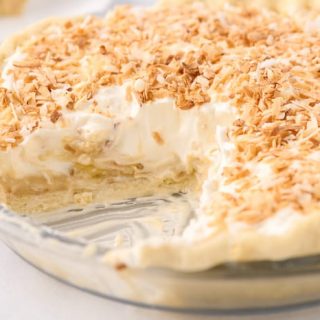 coconut banana cream pie