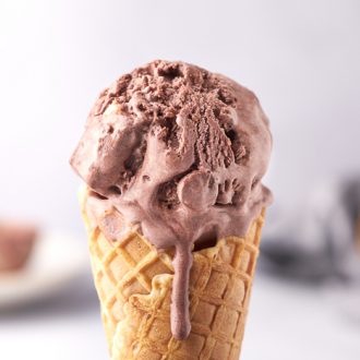 No Churn Chocolate Kit Kat Ice Cream - A Classic Twist