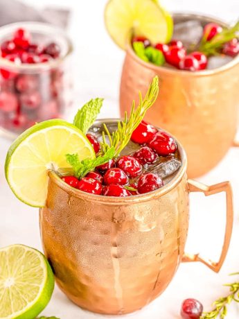Cranberry Moscow Mules