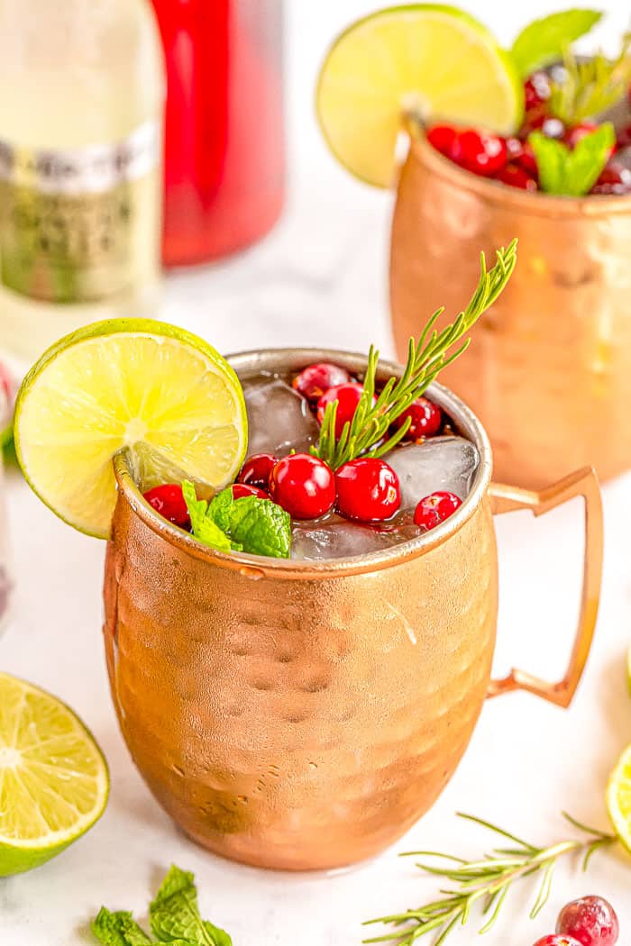 Cranberry Moscow Mules