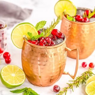 Cranberry Moscow Mules