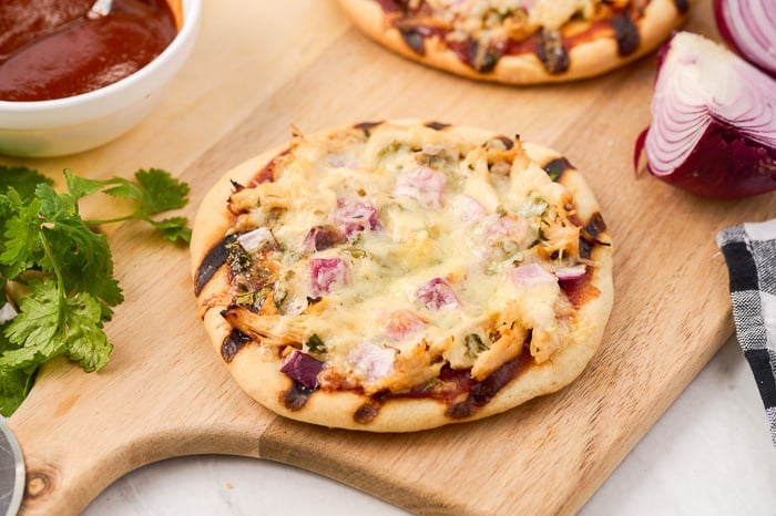 Grilled Chicken BBQ Pizza