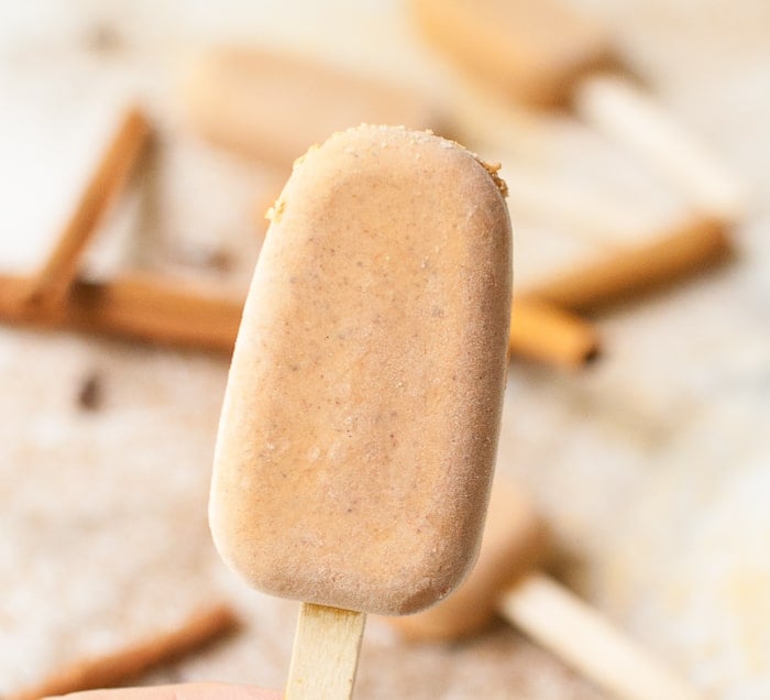 Pumpkin Pie Popsicles