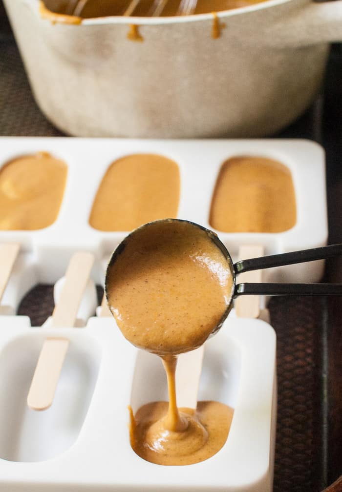 Pumpkin Pie Popsicles