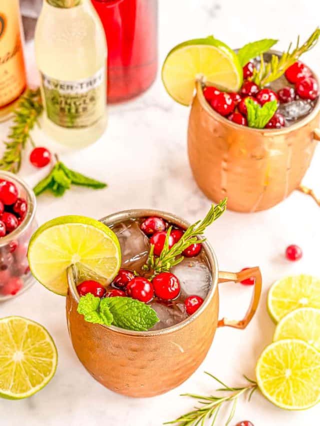 Cranberry Moscow Mule A Classic Twist