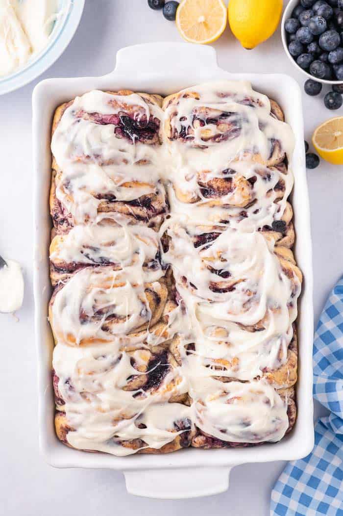 Blueberry Lemon Sweet Rolls