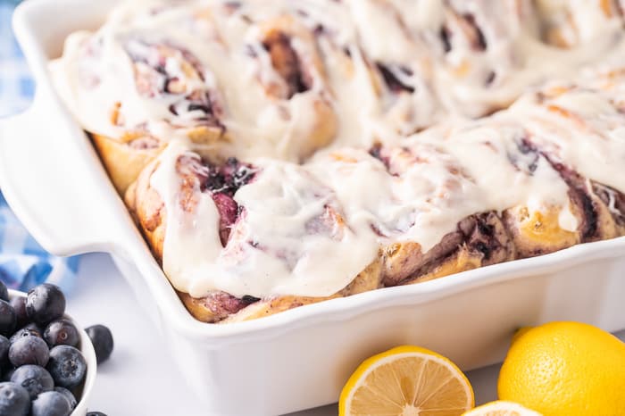 Blueberry Lemon Sweet Rolls