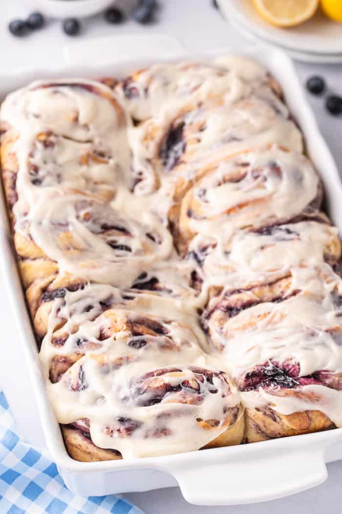 Blueberry Lemon Sweet Rolls