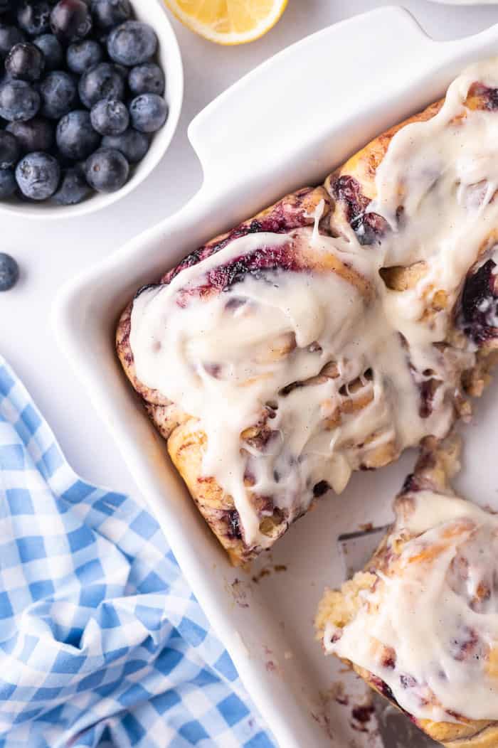 Blueberry Lemon Sweet Rolls