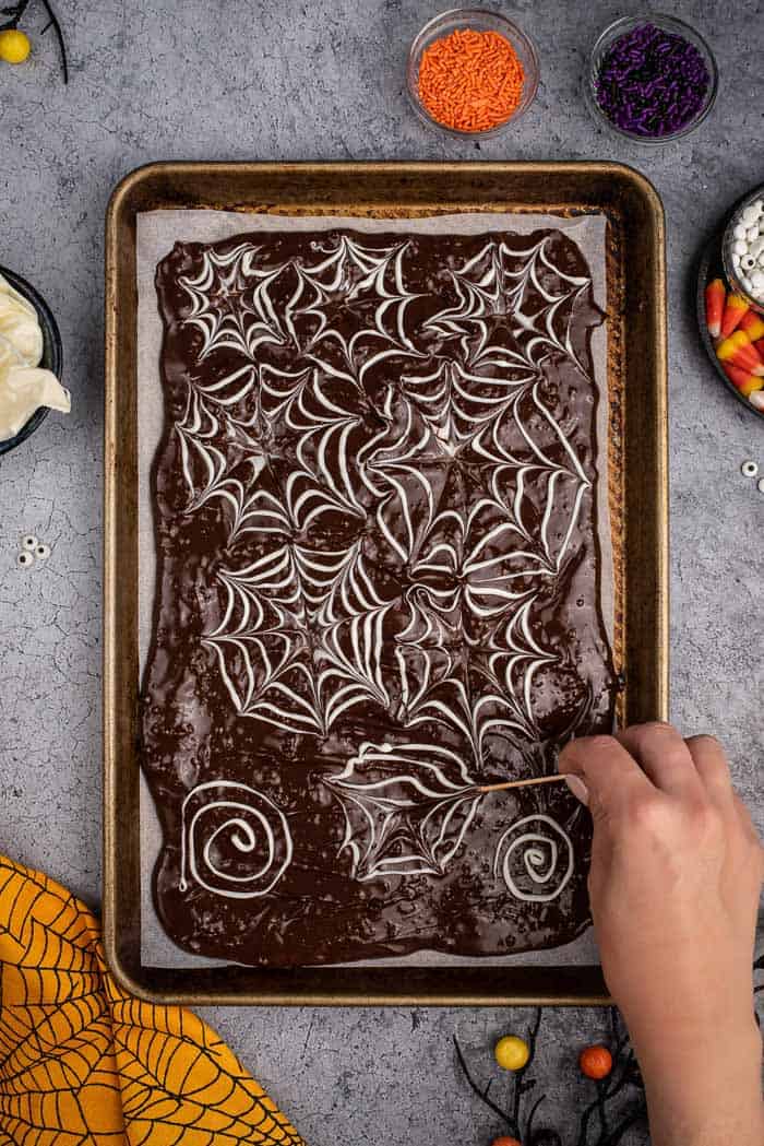 Halloween Chocolate Bark