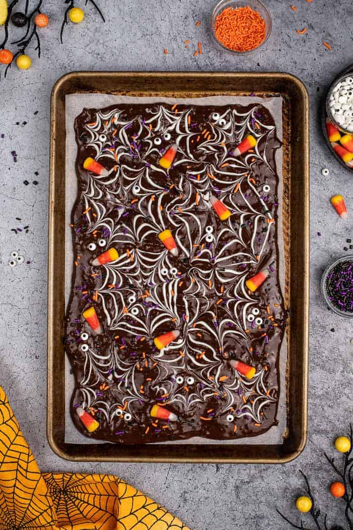 Halloween Chocolate Bark