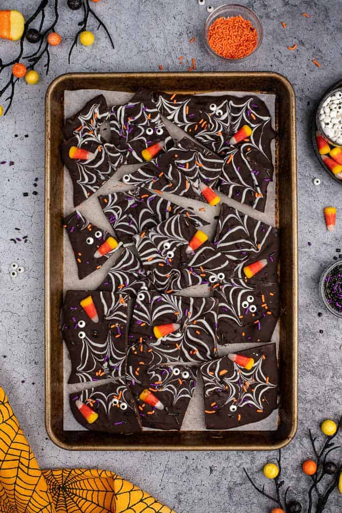 Halloween Chocolate Bark