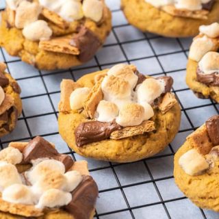 Pumkpin Smores Cookies